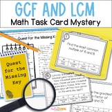 Least Common Multiple & Greatest Common Factor Math Task C