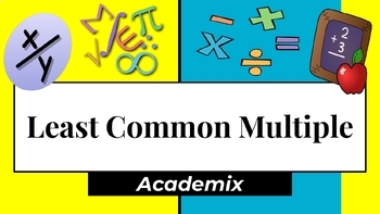 Preview of Least Common Multiple Instructional Slides - Guided Notes (with Answer Key)