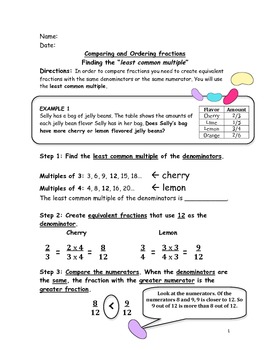 Preview of Least Common Multiple OBSERVATION LESSON! Complete with: I do, We do, You do!