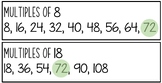 Least Common Multiple Poster