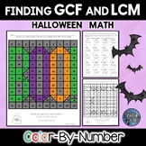 Least Common Multiple and Greatest Common Factor Halloween