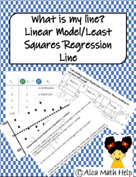 Preview of Least Squares Regression Line: What is my line?