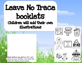 Leave No Trace books - full page, mini page, add illustrat