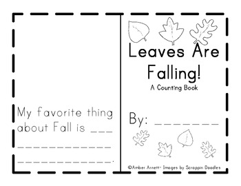 Preview of Leaves Are Falling! A Fall Counting Book