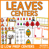 Leaves Centers Math and Literacy Centers Activities