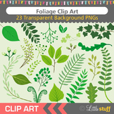 Leaves Clipart, Greenery Clip Art, Foliage, Plants, Vines