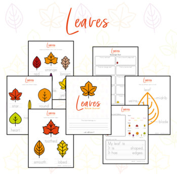 Preview of Leaves Nature Journal - Printable Book - Fall Science Activity