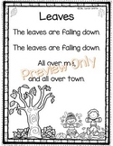 Leaves Poem - Fall September October Poems for kids