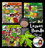 Leaves bundle Clip Art. 160 images.