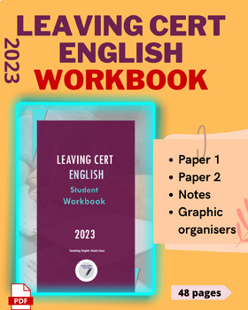 Preview of Leaving Cert English Workbook 2023