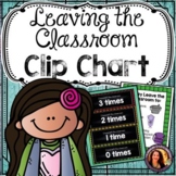 Leaving the Classroom Clip Chart