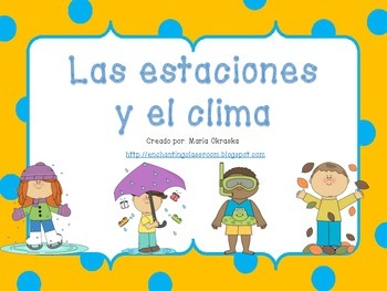 Preview of Lección sobre las estaciones y el clima