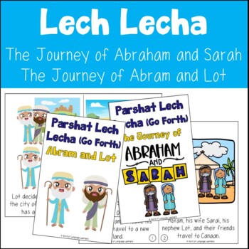 Preview of Lech Lecha Childrens Book | Abraham and Sarah | Abram and Lot