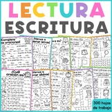 Lectoescritura Bundle | Spanish Literacy Bundle Worksheets