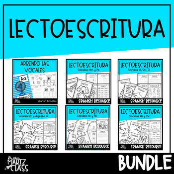 Preview of Lectoescritura Reading & Writing in Spanish BUNDLE