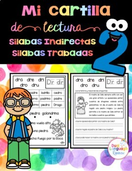 Preview of Lectura: Cartilla de lectura fonética sílabas indirectas y trabadas (ESPAÑOL)
