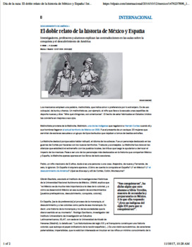 Preview of Lectura: La Malinche | Las identidades personales y públicas. AP Héroes Villanos