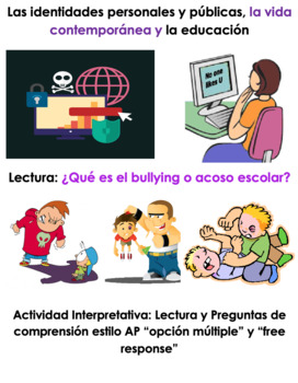 Preview of Lectura: Qué es el bullying o acoso escolar? Las relaciones personales