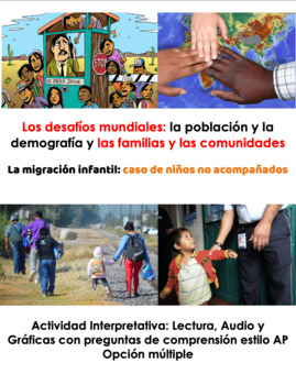 Preview of Lectura, Video y Gráfica: La migración infantil: caso de niños no acompañados