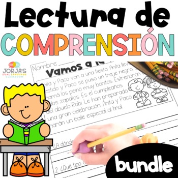 Preview of Lectura de comprensión Reading comprehension in Spanish