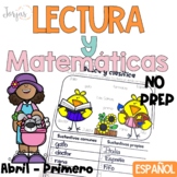 Lectura, escritura y matemáticas abril PRIMERO NO PREP