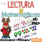 Lectura, escritura y matemáticas diciembre PRIMERO