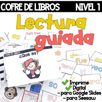 Preview of Lectura guiada Nivel 1 Libritos para aprender a leer Decodables in Spanish