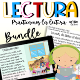 Lectura y comprensión en clase virtual in Spanish |  BUNDLE