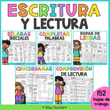 Preview of Spanish Alphabet Worksheets Bundle | Spanish literacy | Lectura y escritura