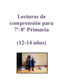 Lecturas de comprensión para 7º-8º Primaria en Español