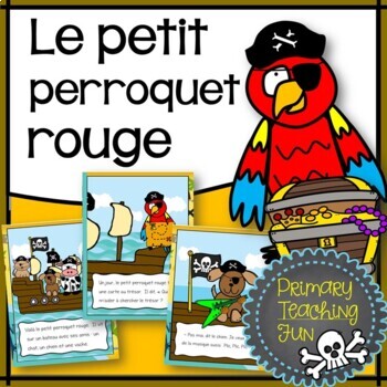 Preview of French Guided Reading, Reader's Theatre, Worksheets and Games, Pirate Story