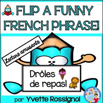 Preview of Lecture - La nourriture et les animaux - French Reading - French food Flip book