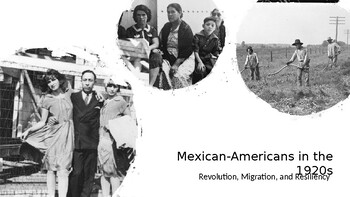 Preview of Lecture: Mexican-Americans in the 1920s