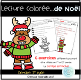 Lecture colorée- de Noël--colorful christmas reading