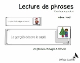Lecture de phrases de Noël _ atelier