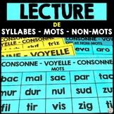 French Syllables Reading & Decoding - Lecture de syllabes 
