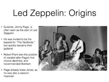 Preview of Led Zeppelin Presentation (PowerPoint)