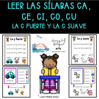 Preview of Leer las sílabas ca, ce, ci, co, cu (freebie)