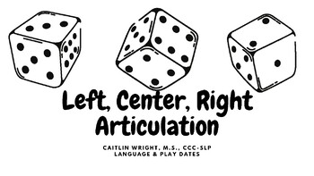 Download Left Right Center Worksheets Teaching Resources Tpt