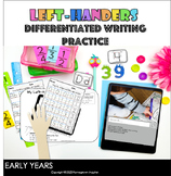 Left-Handers' Letter & Number Formation Mastery Bundle - 3