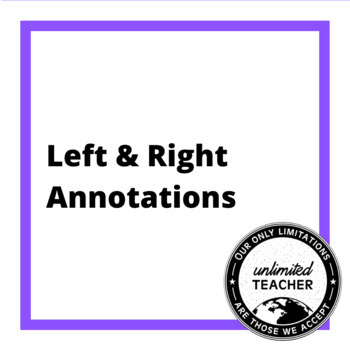 Preview of Left & Right Annotations