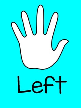 Left Right Hand Posters By Boden In Third Teachers Pay Teachers