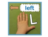 Left and Right Directional Word Posters