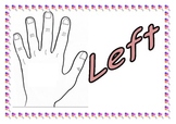 Left and Right Hand Posters