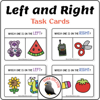 Preview of Left and Right Task Cards