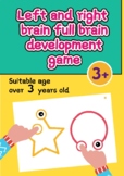 Left and right  brain full brain  development  game