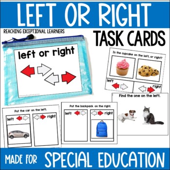 Preview of Left or Right Task Cards