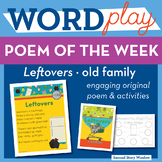 Leftovers  -old Word Family Poem of the Week - Long O Flue