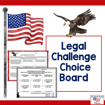 Preview of Legal Challenge Choice Board