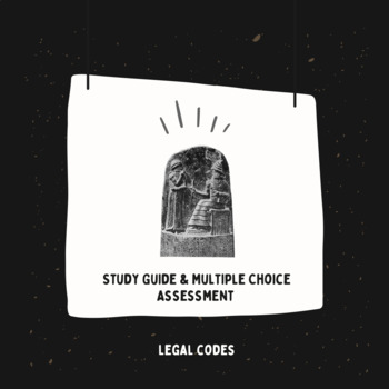 Preview of Legal Codes Multiple Choice Assessment & Study Guide (Hammurabi, Iroquois, etc.)